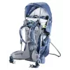 Baby carrier backpack Deuter Kid Comfort Pro, blue, polyamide, max 22 kg, sunshade, side pocket