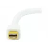 Video cable adapter LOGILINK Mini DisplayPort to HDMI Type A CV0036A, 0.1 m, grey