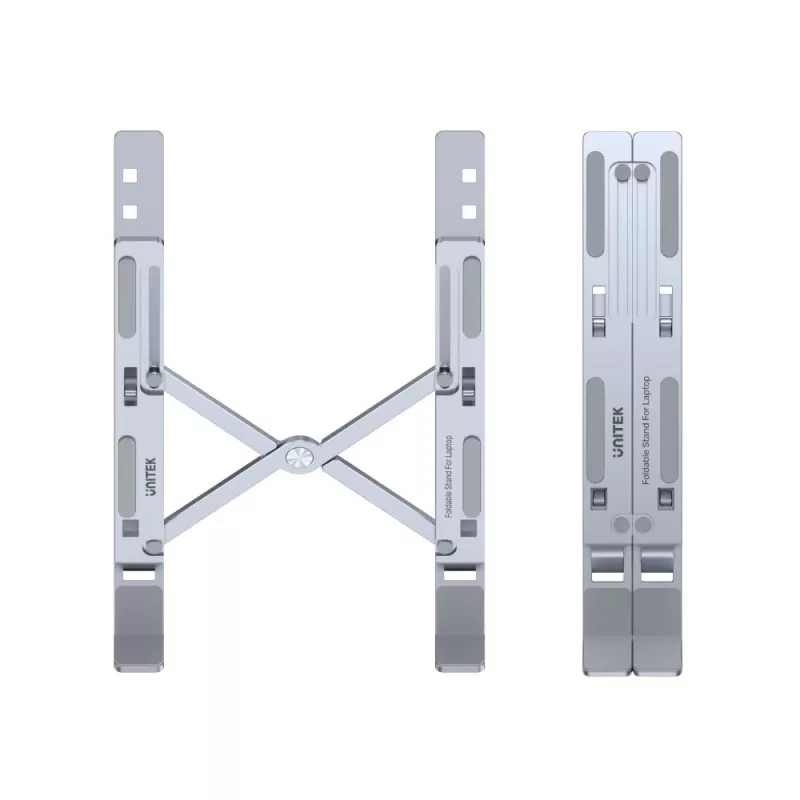 Laptop stand UNITEK OT155SL Silver Aluminium 13-41° tilt