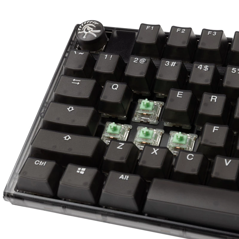 Ducky One 3 Aura Black Gaming Keyboard, RGB LED - Gateron Baby Kangaroo (US)
