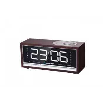 Portable radio alarm clock BLAUPUNKT CR60BT — FM PLL, Bluetooth, LED display, 60 presets, battery/DC, CR2032 backup