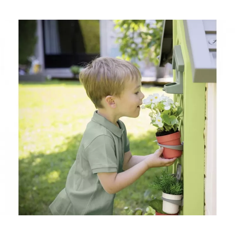 Playhouse SMOBY 810408 floorstanding outdoor playhouse for ages 2+ multicolour with 1 door