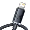 Baseus Crystal Shine cable USB to Lightning, 2.4A, 1.2m (black)