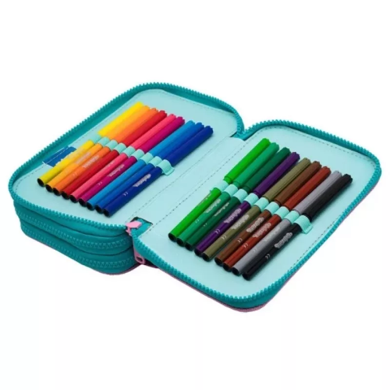 Pencil case CoolPack Jumper 3 DREAMS F067654 – triple-decker, multi-compartment school case