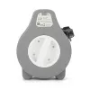 Power extension reel MONTIS MT188-10 10 m cable, 2 AC outlets, grey