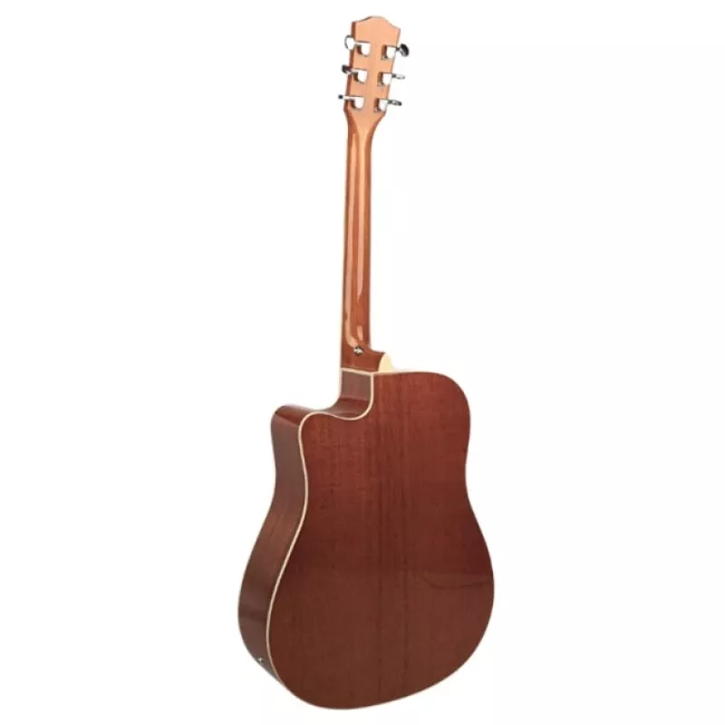 Electro-acoustic guitar V-tone VEAG1 CE 4/4 Wood — full-size dreadnought, cutaway, spruce top, mahogany back & sides, onboard preamp
