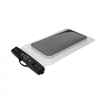 Protective waterproof universal mobile phone case FIXED Fixed Float — Black, universal fit, waterproof sleeve