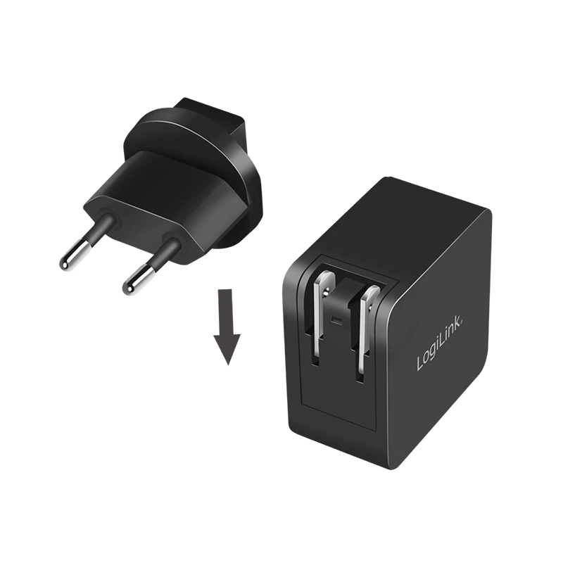 Mobile Device Charger LogiLink PA0302 Universal Black AC Fast Charging