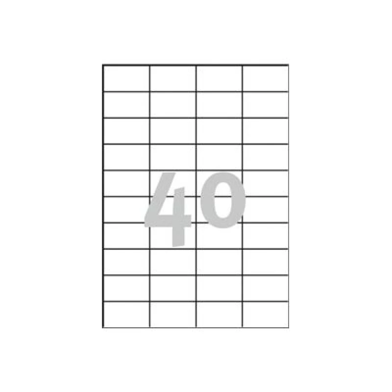 Avery Zweckform 3651 Universal Labels 52.5 X 29.7 Mm 100 Sheets White