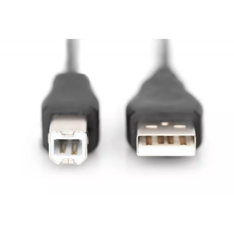 Assmann USB connection cable. type A - B M/M. 1.0m. USB 2.0 suitable. UL. bl (AK-300102-010-S)