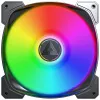 Case fan Montech HP140 ARGB PWM 140mm (pack of 3) — 140mm ARGB PWM cooling fans, 3-pack