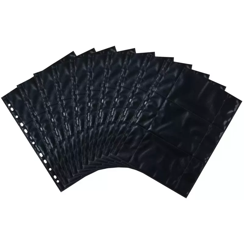 Photo pockets HERMA Fotophan 9x13 cm landscape black 10 pcs