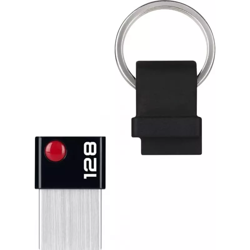 USB flash drive EMTEC ECMMD128GT103 128 GB USB Type-A 3.2 Gen 1 (3.1) Black, read 180 MB/s, write 25 MB/s