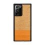Protective phone case man and wood Galaxy Note 20 Ultra Herringbone Orange Black