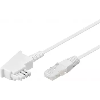 Goobay 60668 Telephone Cable 6 m White (60668)