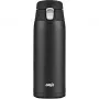 Travel mug EMSA N2151700 0.4 L, black matt, flip lid