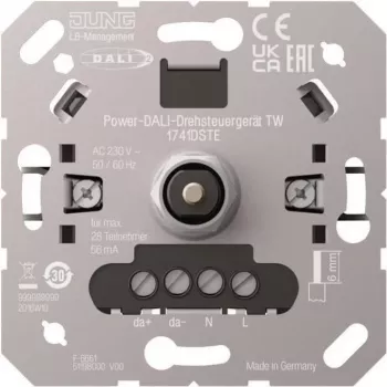 DALI rotary dimming control unit Jung 1741 DSTE Power-DALI-Drehsteuergerät TW