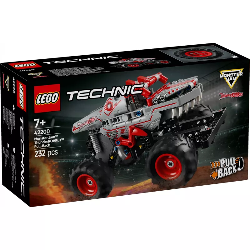 LEGO TECHNIC 42200 Monster Jam™ ThunderROARus™ with pull-back drive