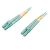 Tripp 2M 10Gb/100Gb Duplex Multimode 50/125 OM4 LSZH Fiber Patch Cable LC/LC Aqua 2 Meters - Patch-Cable - LC Multi-Mode (M)