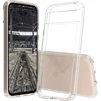 Phone protective back case jt berlin Pankow Clear for Google Pixel 8a transparent