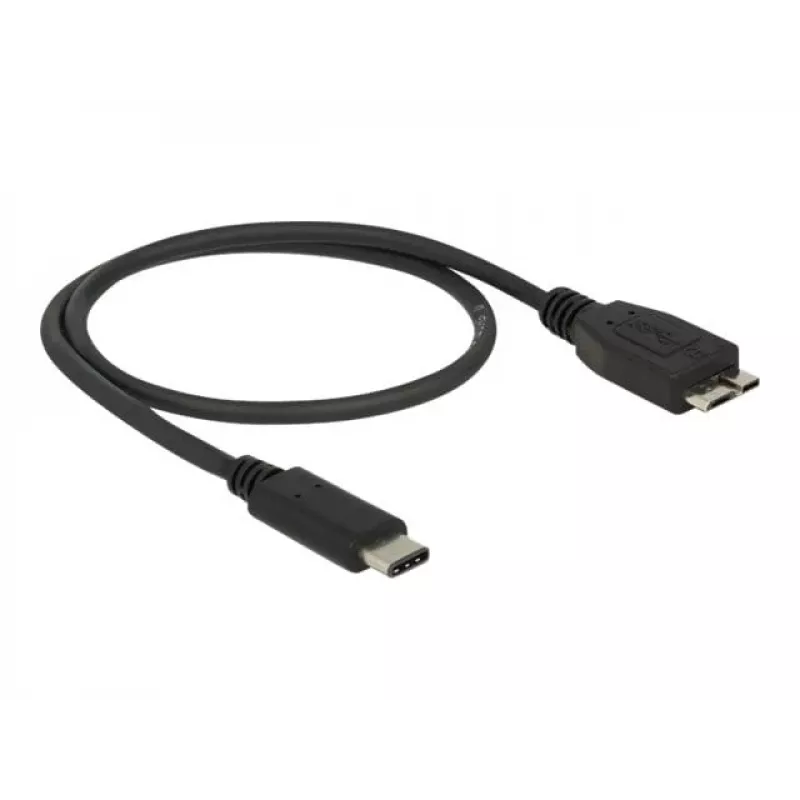 USB Cable DeLOCK 0.5m USB3.1 C - MicroUSB3.1 B