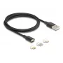 USB cable DeLOCK 88165 1 m USB A Black