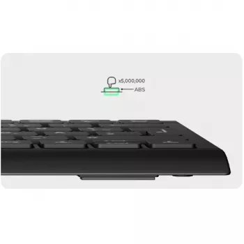 KeySonic KSK-5011ELC (DE) keyboard Home USB QWERTZ German Black