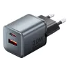 Vention FEWH0-EU 30W GaN charger — 1× USB-C, 1× USB-A, 30 W, black