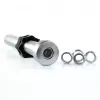GO320 + ZG1000 Black Olympic Bar 14.8KG 1830MM Hms With Jaw Black Lock Clamps