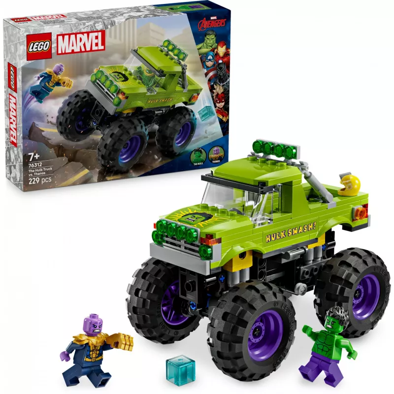 LEGO MARVEL 76312 The Hulk Truck vs. Thanos