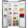 Gorenje HZF55082 NRS917E41XWD G400, Freestanding, American door, Grey, 2 door(s), Touch, LED