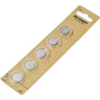Voltcraft Button Cell CR 1620 3 V 5 pc(s) 70 mAh Lithium VC-16107960 (VC-16107960)