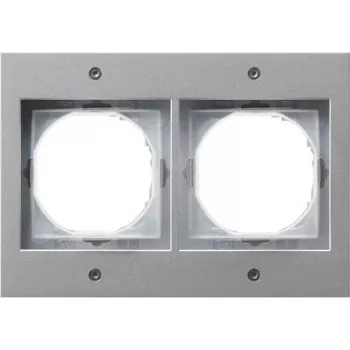 GIRA 021265 Frame 2f Colour alu TX44 (WG UP)