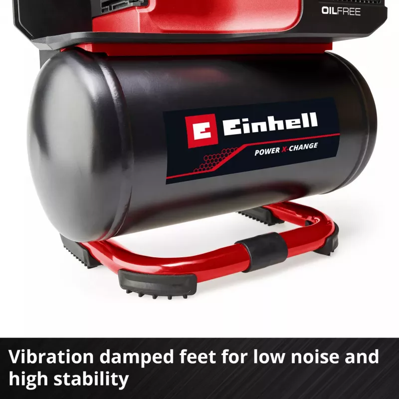 Power X-Change cordless compressor TE-AC 18/75 Li OF-Solo, 18Volt (black/Red, without Battery and Charger)