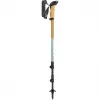 Trekking poles Leki Makalu Lite adjustable 90–125 cm, grey-green