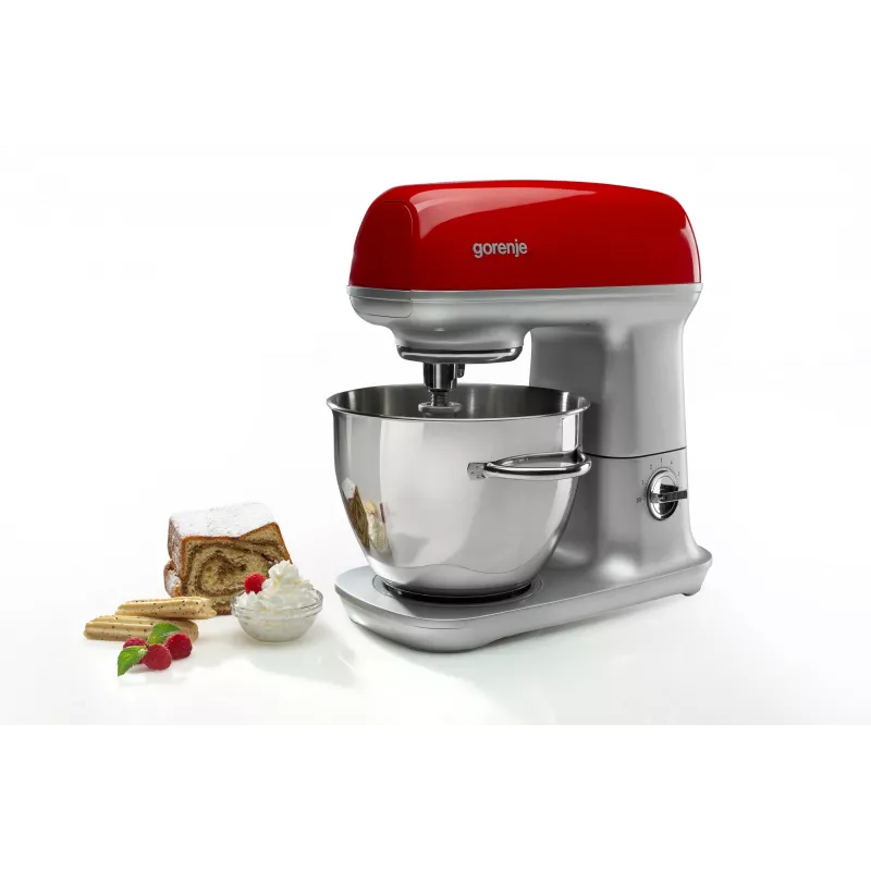 Stand mixer Gorenje MMC1000RLR — 1000 W, 4.5 L stainless steel bowl, 7 speeds