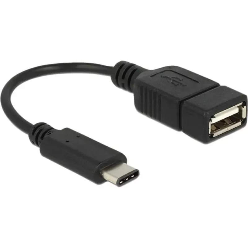 USB Cable DeLOCK 65579 USB 2.0 0.15 m USB C USB A Black