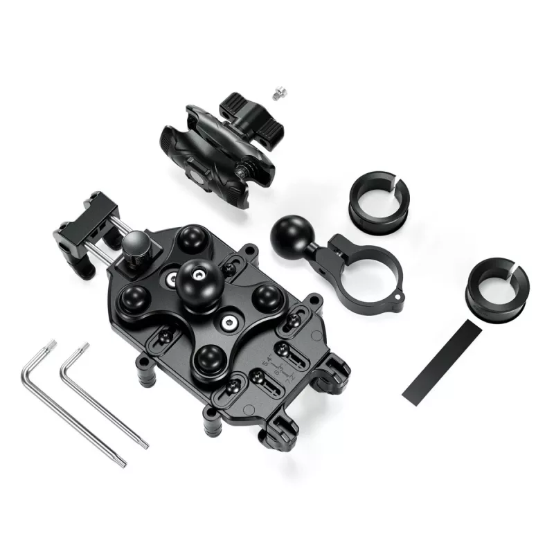 Passive holder UleFone Armor Mount Pro for mobile phones — bracket mount, for bicycle and scooter, black