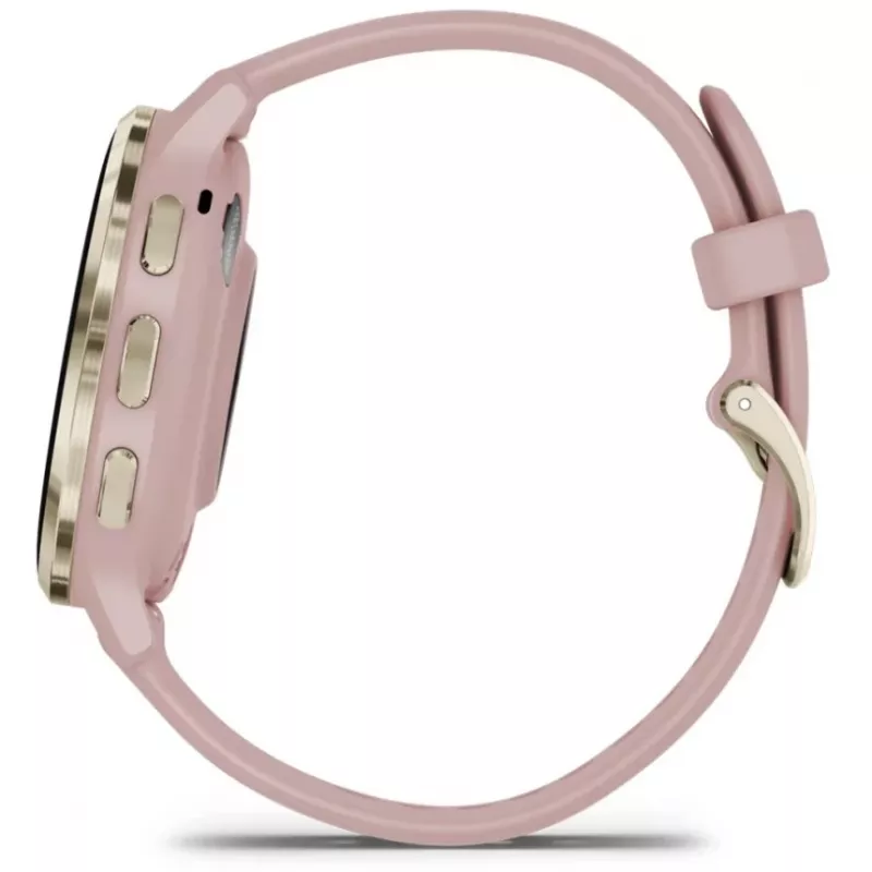 Garmin Venu 3S 3.05 cm (1.2) AMOLED 41 mm Digital 390 x 390 pixels Touchscreen Gold, Rose Wi-Fi GPS (satellite)