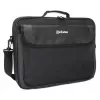 Manhattan Cambridge Laptop Bag 15.6 inch, Clamshell Design, Black, LOW COST, Accessories Pocket, Document Compartment on Back, Shoulder Strap (removable), Equivalent to Targus TAR300, Notebook Case, Three Year Warranty