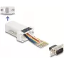 DeLOCK D-Sub 9 pin male to RJ45 female Assembly Kit white VGA RJ-45