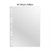 AD Class PUNCHED POCKET Cristal Clear A4 80 micr., pouch 100 pcs