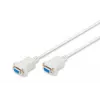 Assmann Zero-Modem connection cable. D-Sub9 F/F. 3.0m. snap-hoods. be (AK-610100-030-E)