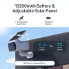 Safemo SC1 SolarCam, 4K UHD Video, 8× Zoom,132° View, Night Vision, Wi-FI 2.4 Ghz, 1.5W solar, Whi