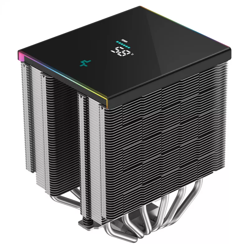 CPU Air Cooler DeepCool AK620 Digital SE, dual-tower, 6x Ø6mm heat pipes, 2x 120mm PWM fans, RGB, height 161 mm