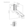 Bike rack wall mount, MC-498 max 35kg