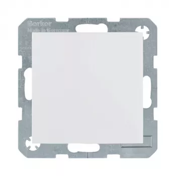 Wall plate / switch cover berker 47518989, white, pack of 10