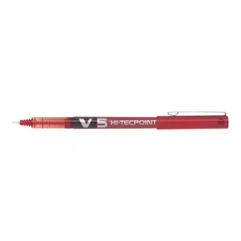 Pilot V5 HiTec Red 0.5mm Red Ink Pens 12 pcs