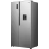 Gorenje HZF55082 NRS917E41XWD G400, Freestanding, American door, Grey, 2 door(s), Touch, LED