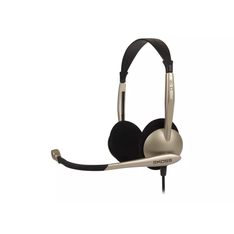 Koss CS100 Headset Wired headband Office/Call center Beige